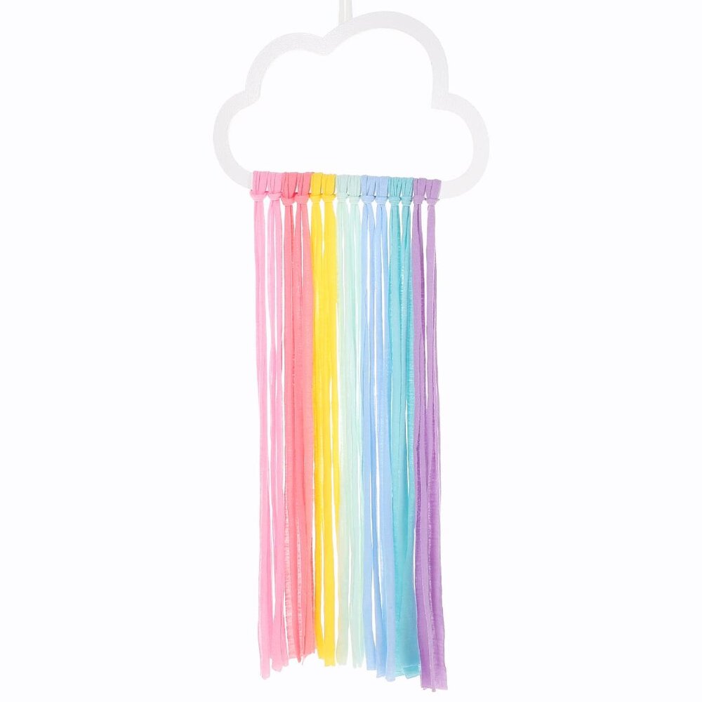 Rainbow Hair Bows Holder Organizer Wall Decor Girls Room Storage